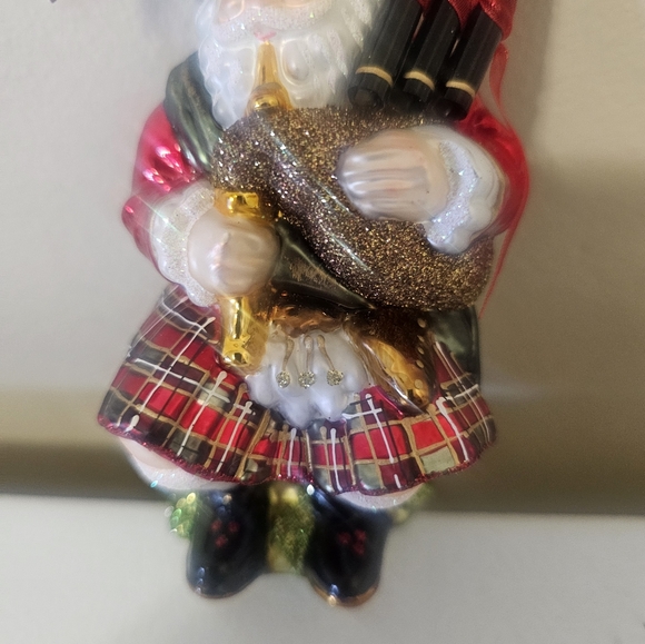 Bombay Holiday European Treasures Blown Glass Santa NWT - Picture 3 of 7